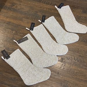 Rachel Zoe beaded Christmas stocking